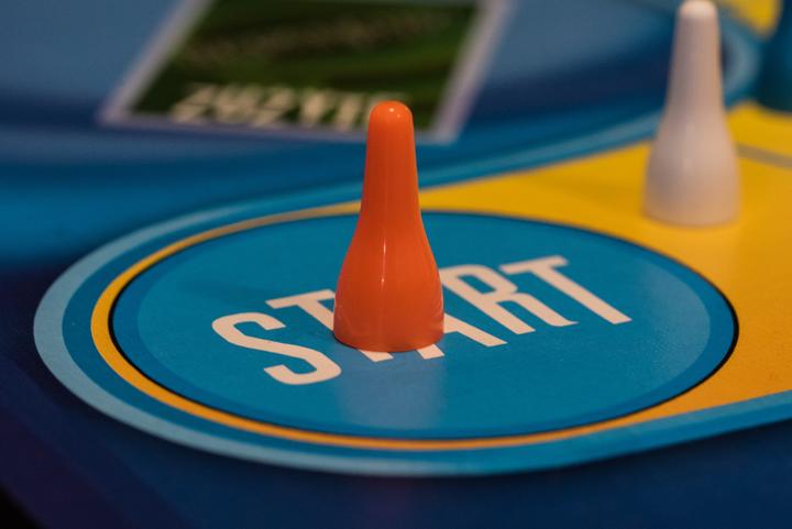Game cone in the starting tile