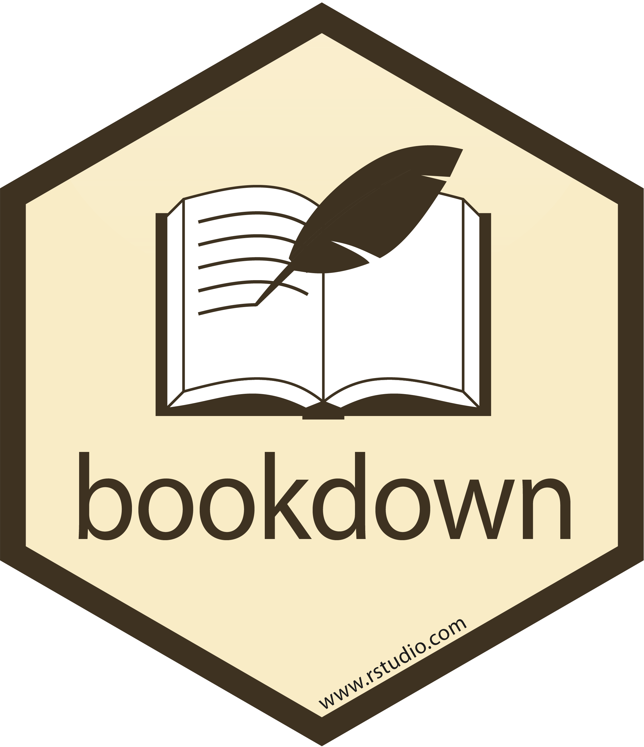 Bookdown hex-sticker